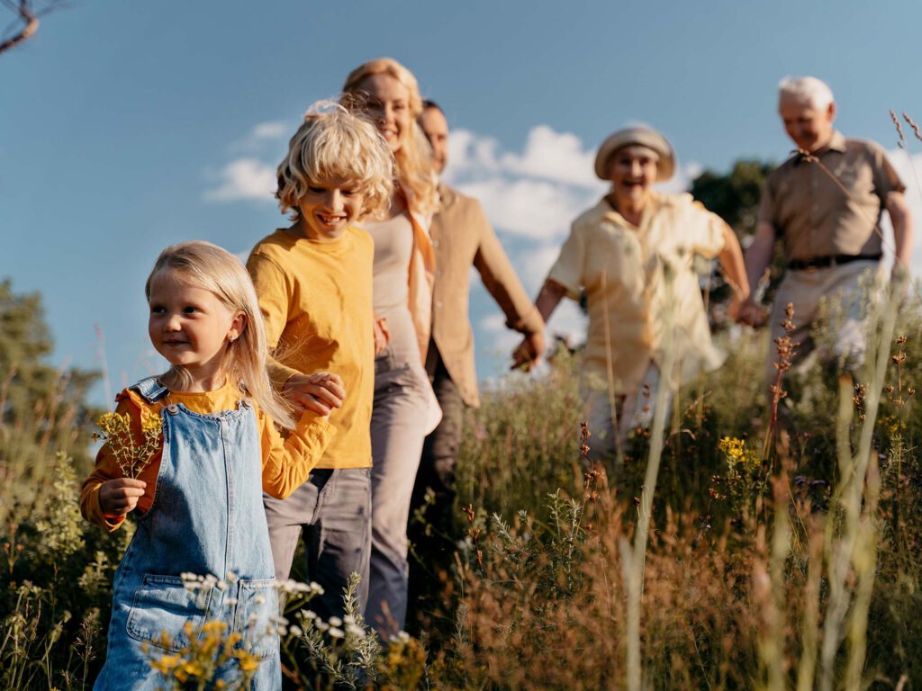 Generationen in einer Familie